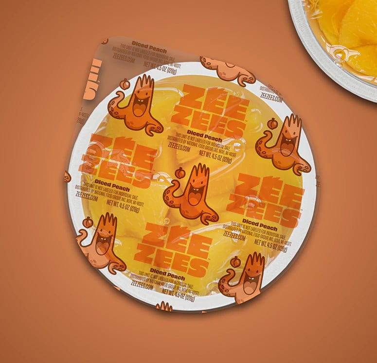 Fruit Cups - Diced Peach