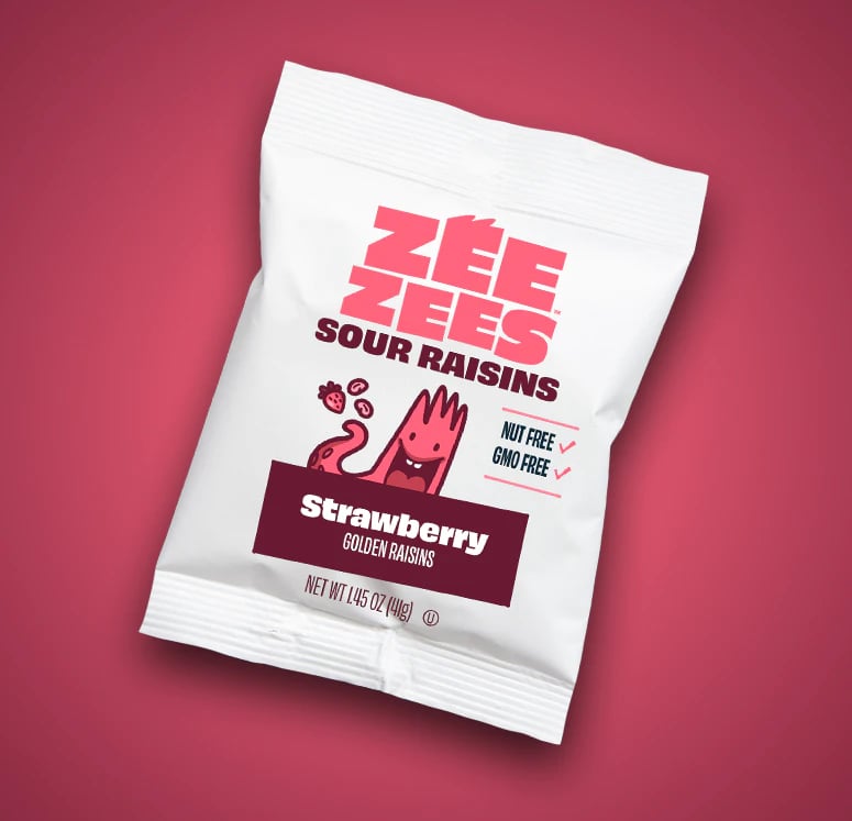 Sour Strawberry Raisins